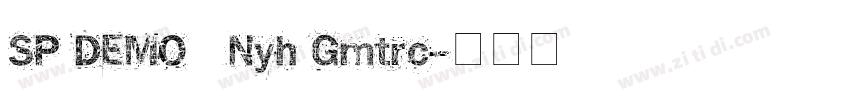 SP DEMO   Nyh Gmtrc字体转换